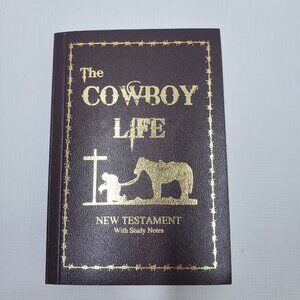 The Cowboy Life New Testament Pocket Size King James NKJV Bible Study Notes 1984